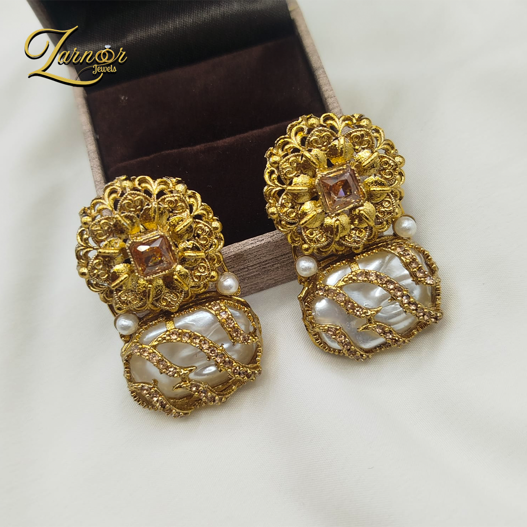 Turkish Mother Prl Earrings