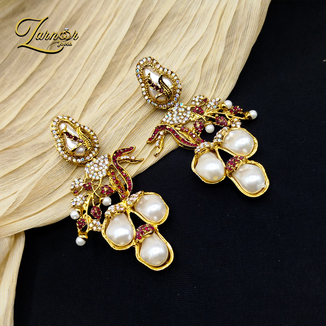 Turkish Mother Prl Earrings