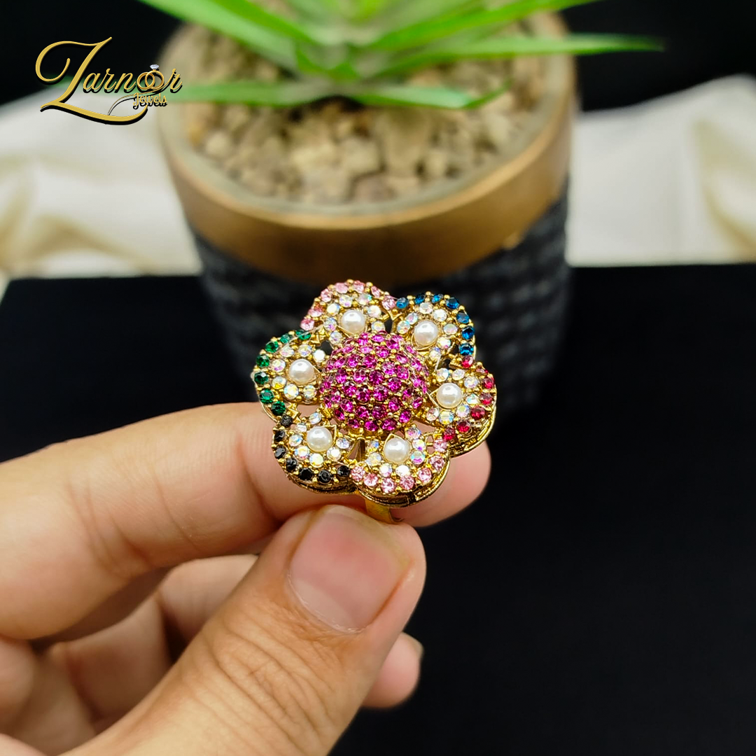 Flower Finger Rings