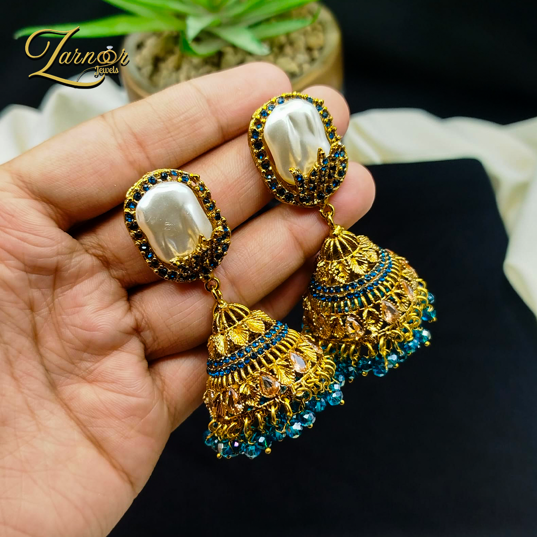 Turkish Mother Prl Jhumka