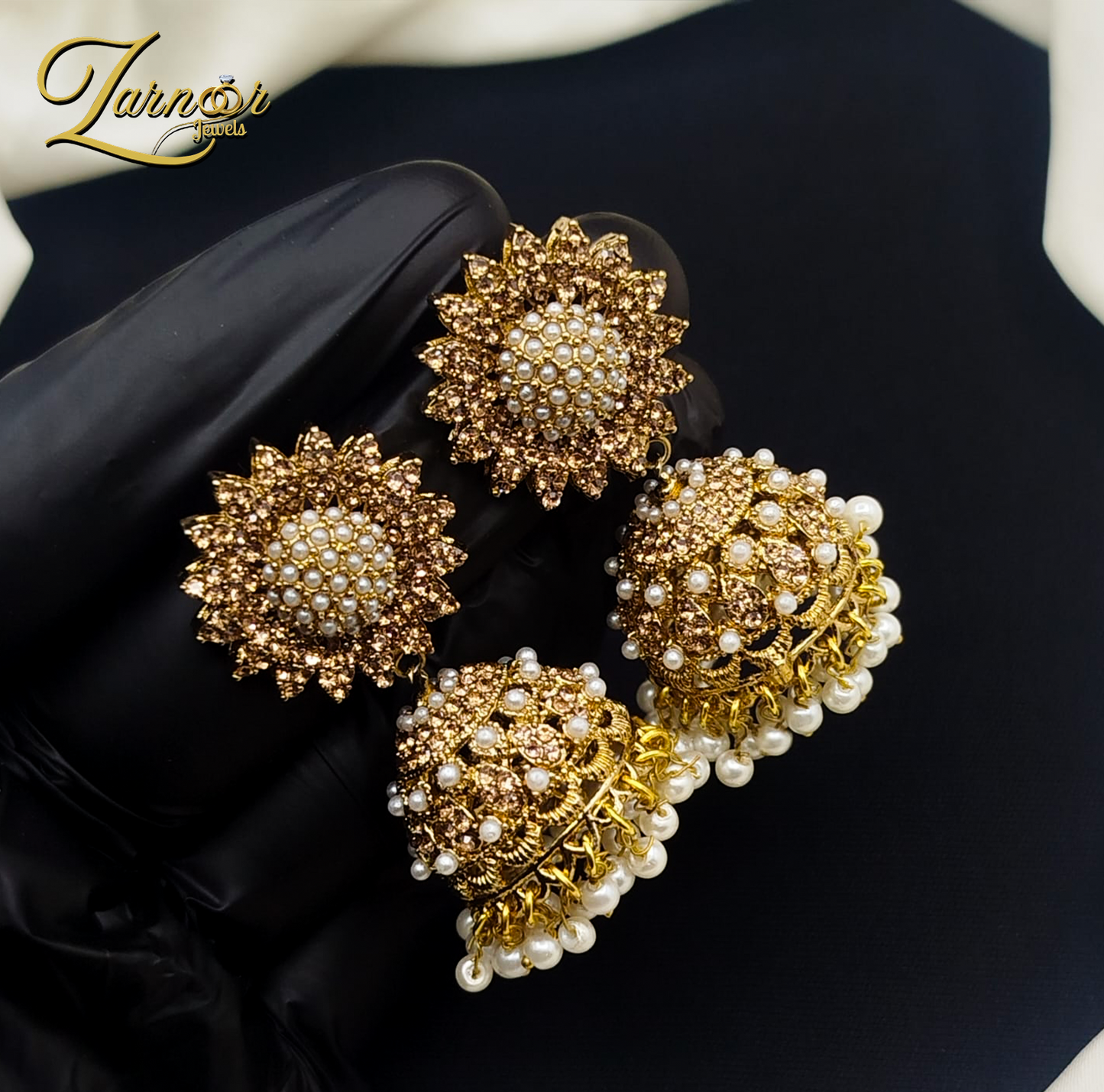 Unique style jhumki