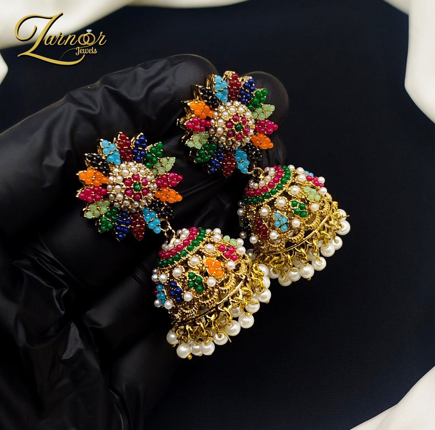 Unique style jhumki