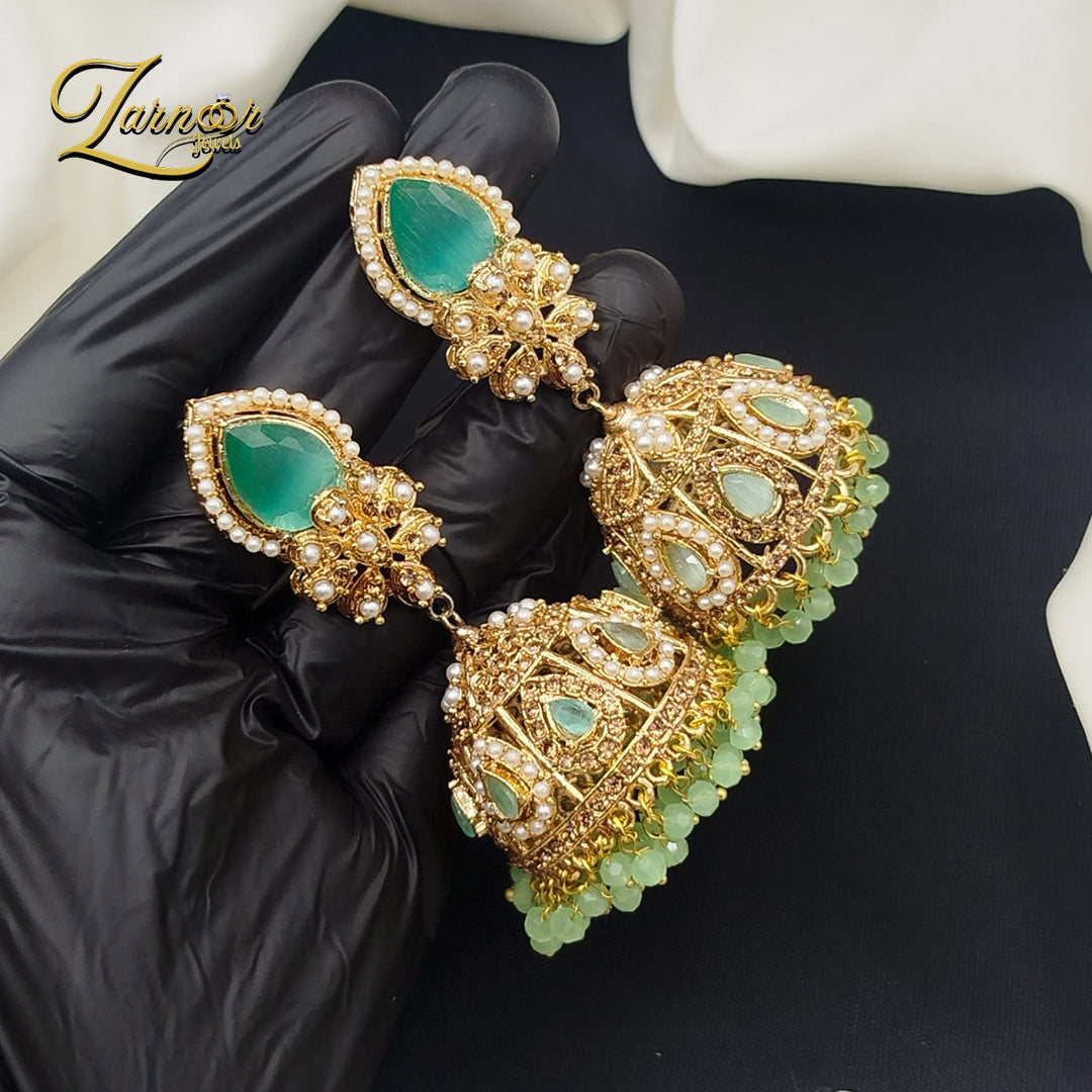 Stone Work Jhumki
