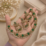Stylish Crescent Necklace Set