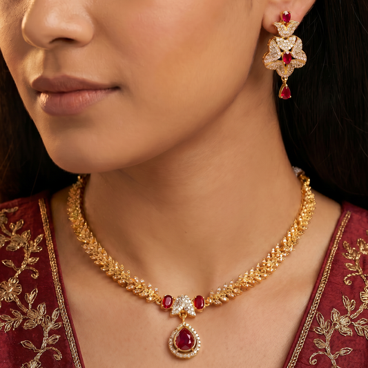Zircion Necklace set