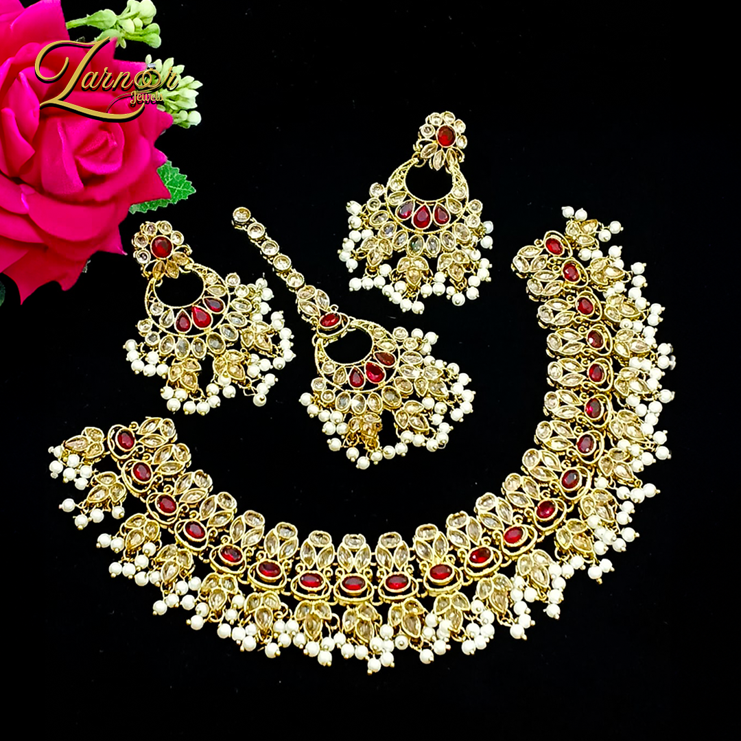 Reverse A.D Necklace Set