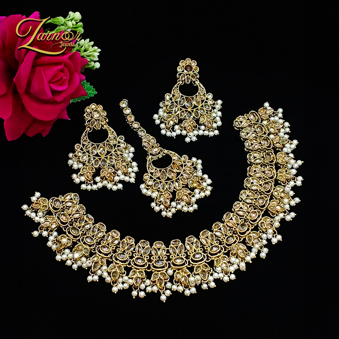 Reverse A.D Necklace Set
