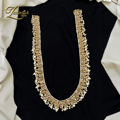 Reverse A.D Bridal Set with Stylish Mala