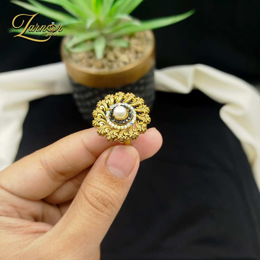 Turkish Flower Finger Rings