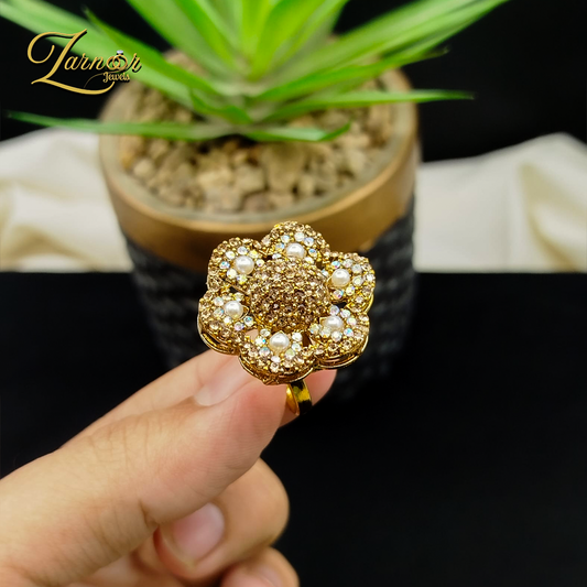 Flower Finger Rings