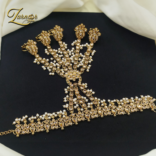 Reverse A.D Five finger bracelet