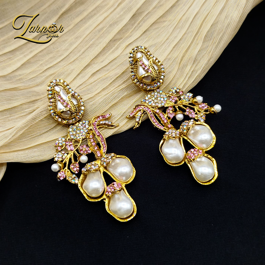 Turkish Mother Prl Earrings