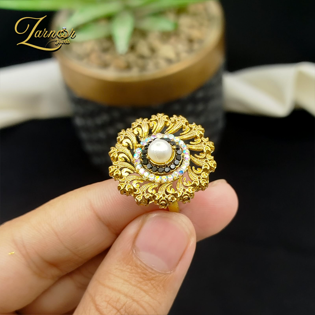 Turkish Flower Finger Rings