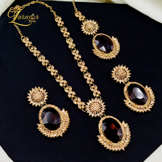 American Diamond Necklace Set