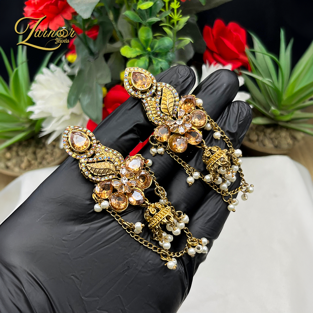 Flower Kashmiri Earrings