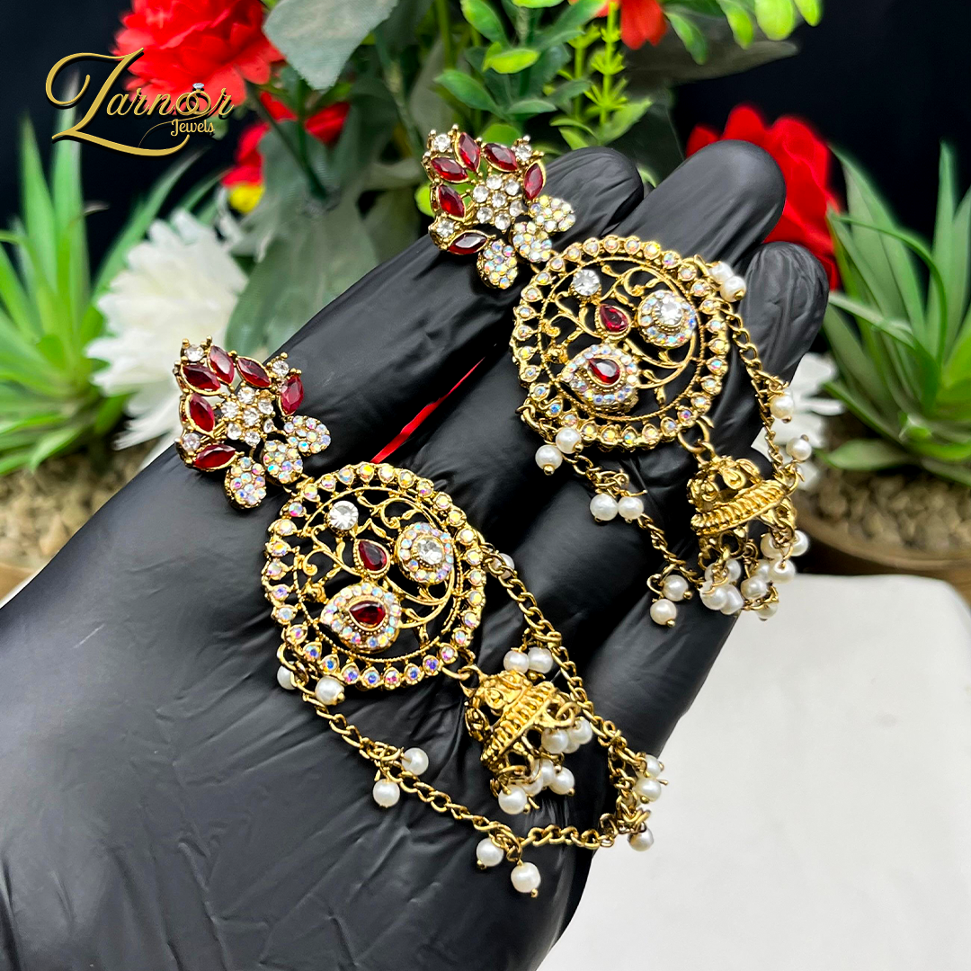 Round Kashmiri Earrings