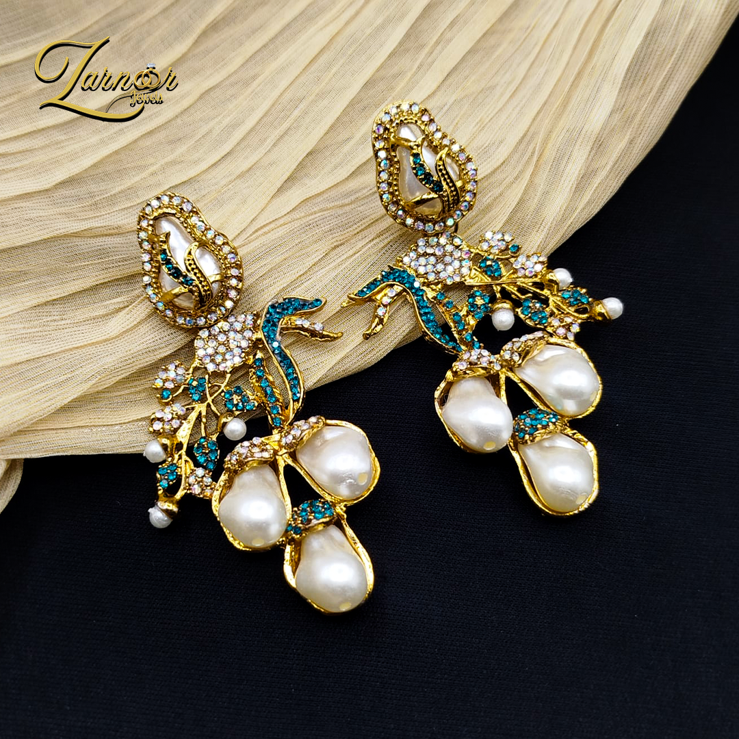 Turkish Mother Prl Earrings