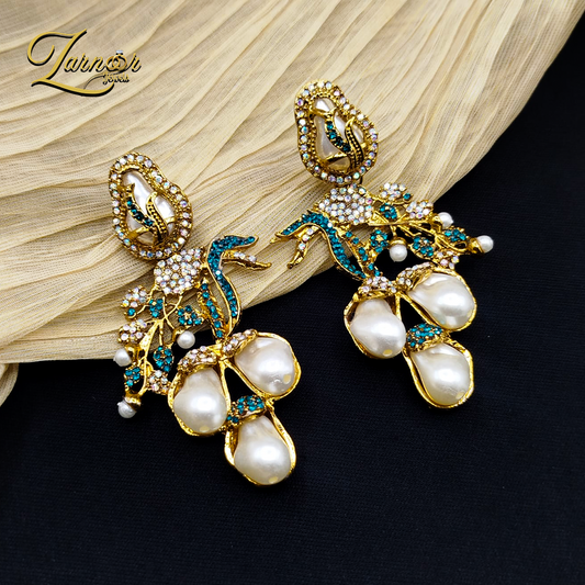 Turkish Mother Prl Earrings