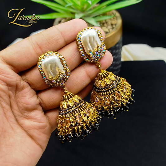 Turkish Mother Prl Jhumka