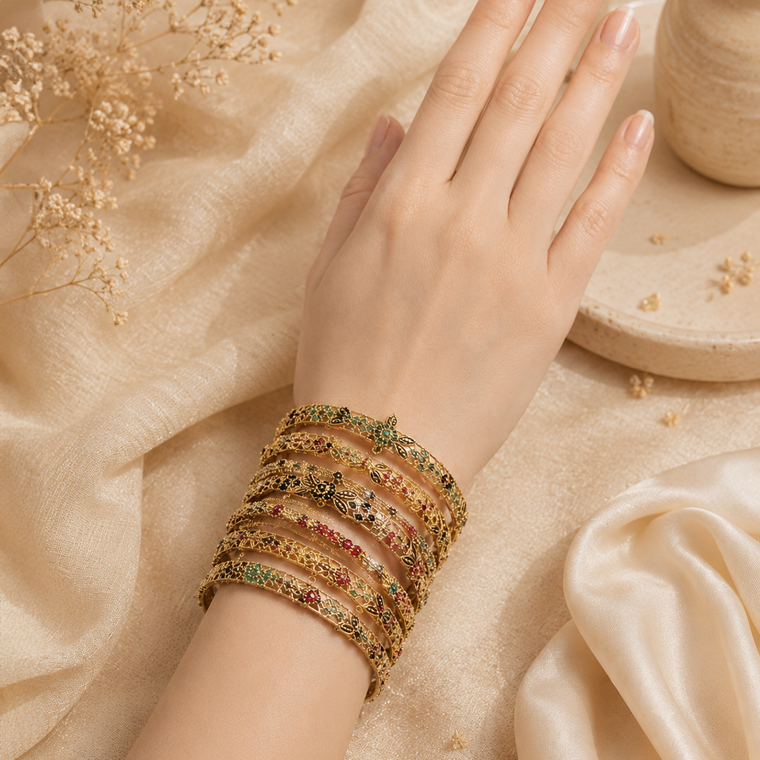Manjoos Bangles Set