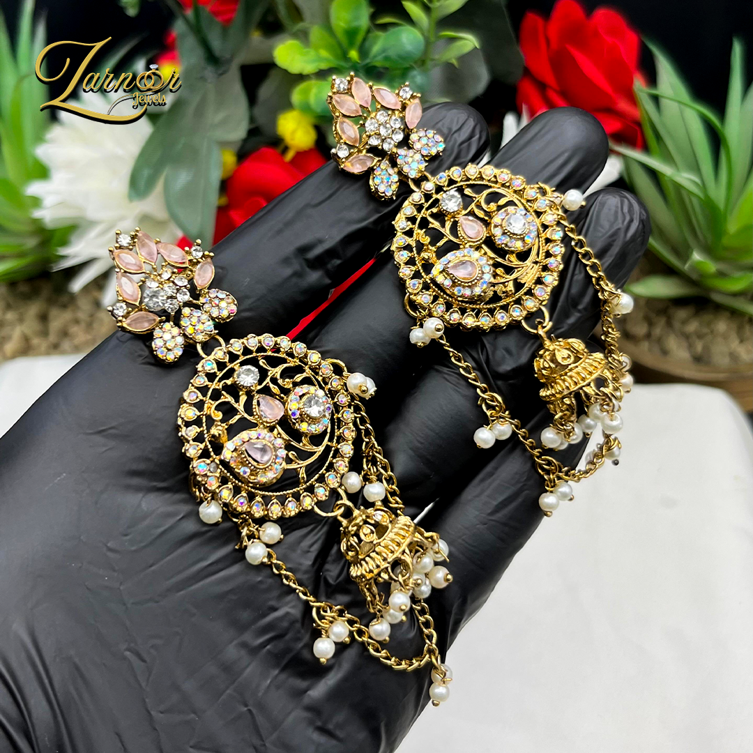 Round Kashmiri Earrings