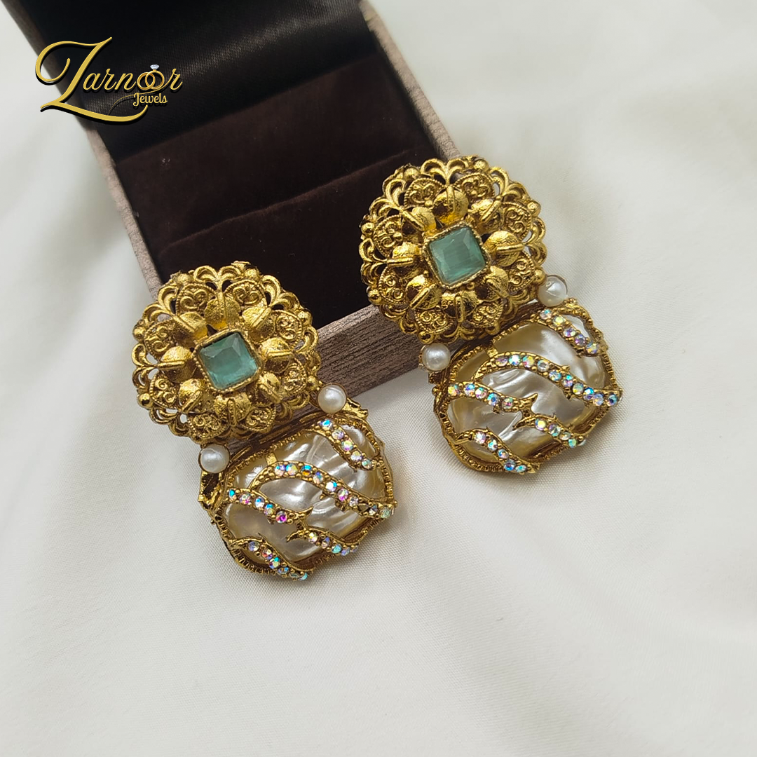 Turkish Mother Prl Earrings