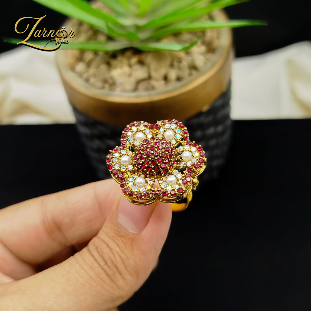 Flower Finger Rings