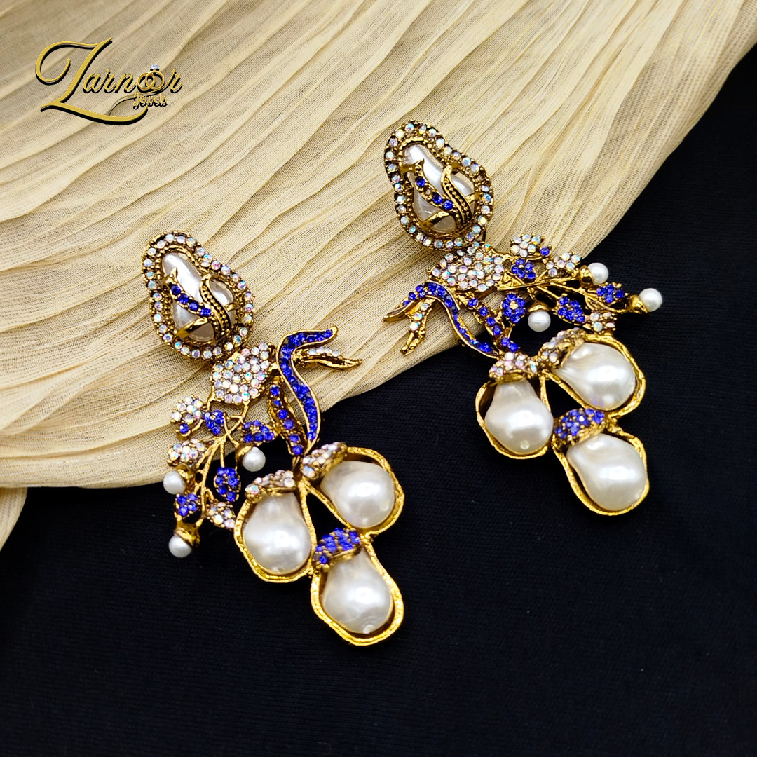 Turkish Mother Prl Earrings