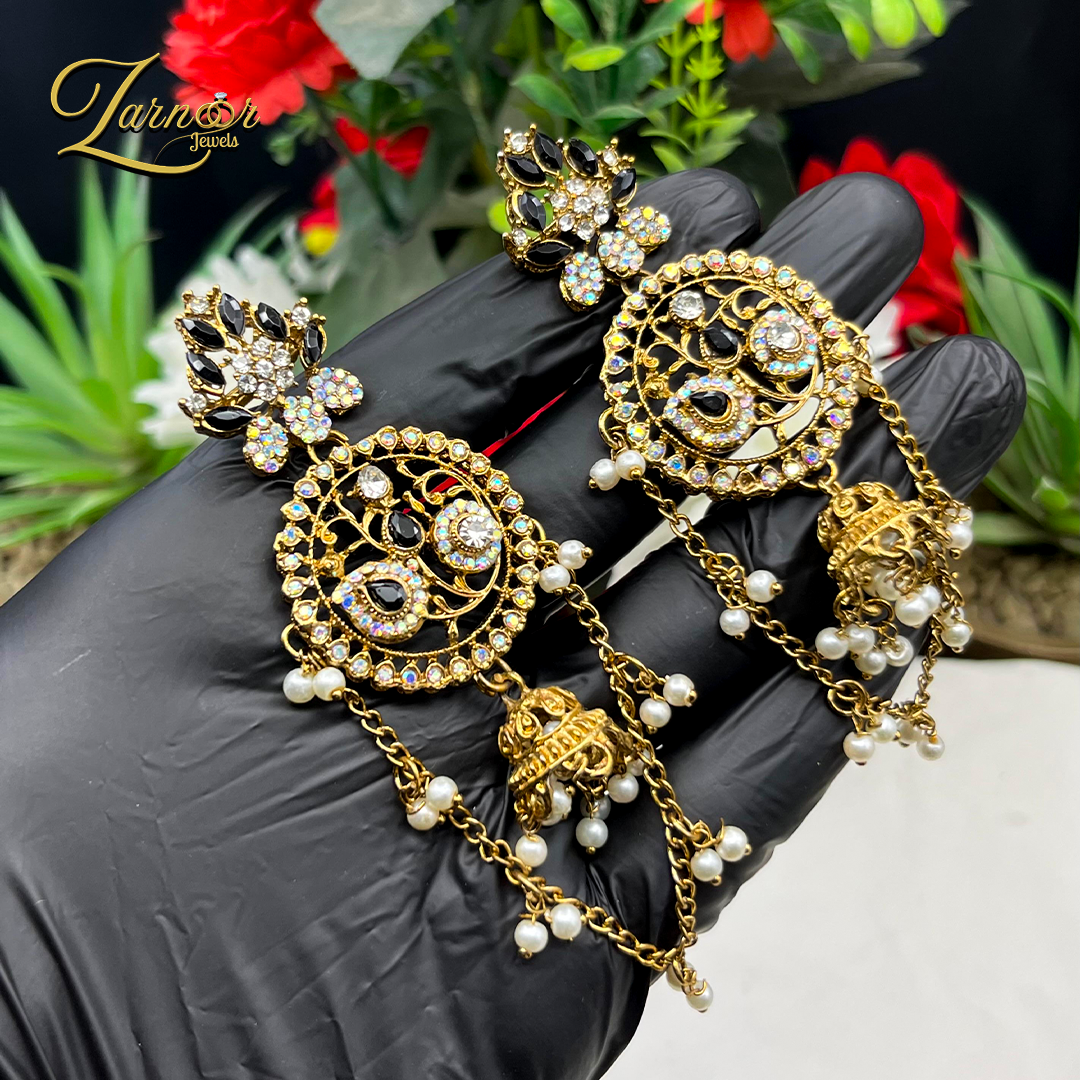 Round Kashmiri Earrings