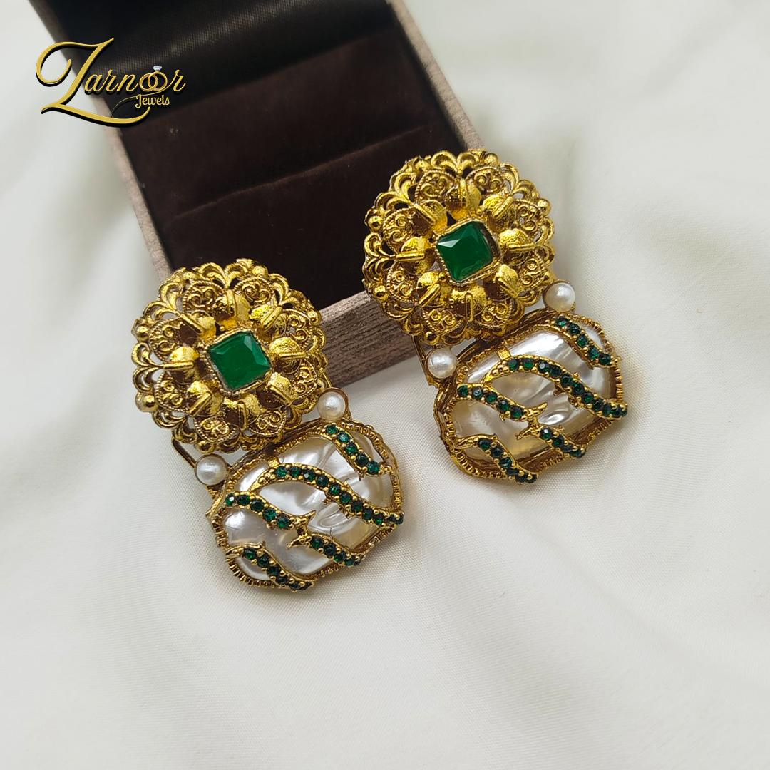 Turkish Mother Prl Earrings