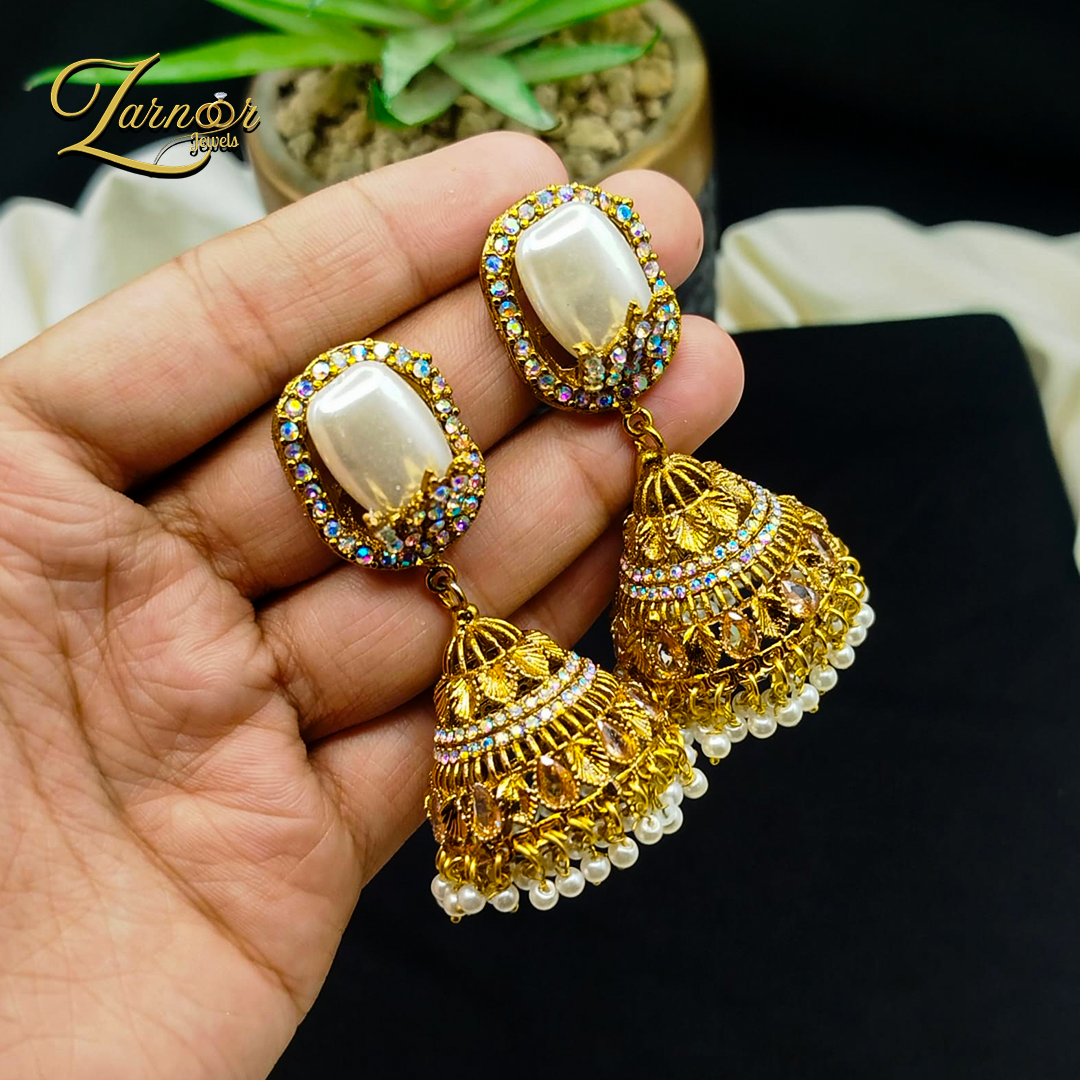 Turkish Mother Prl Jhumka