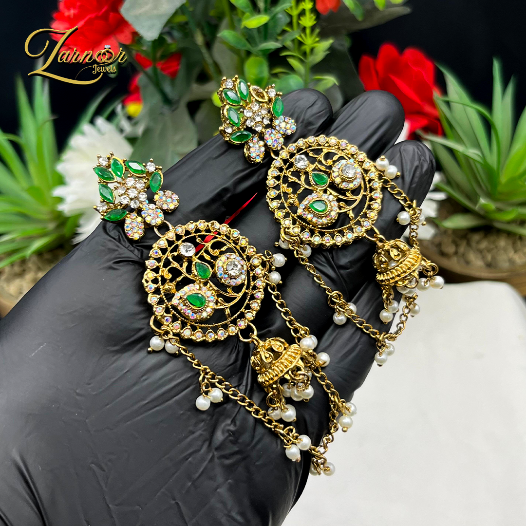 Round Kashmiri Earrings