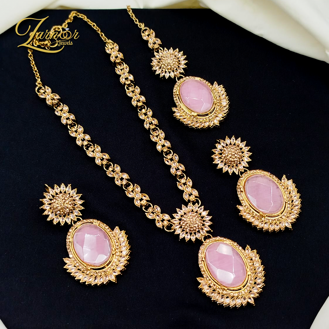 American Diamond Necklace Set