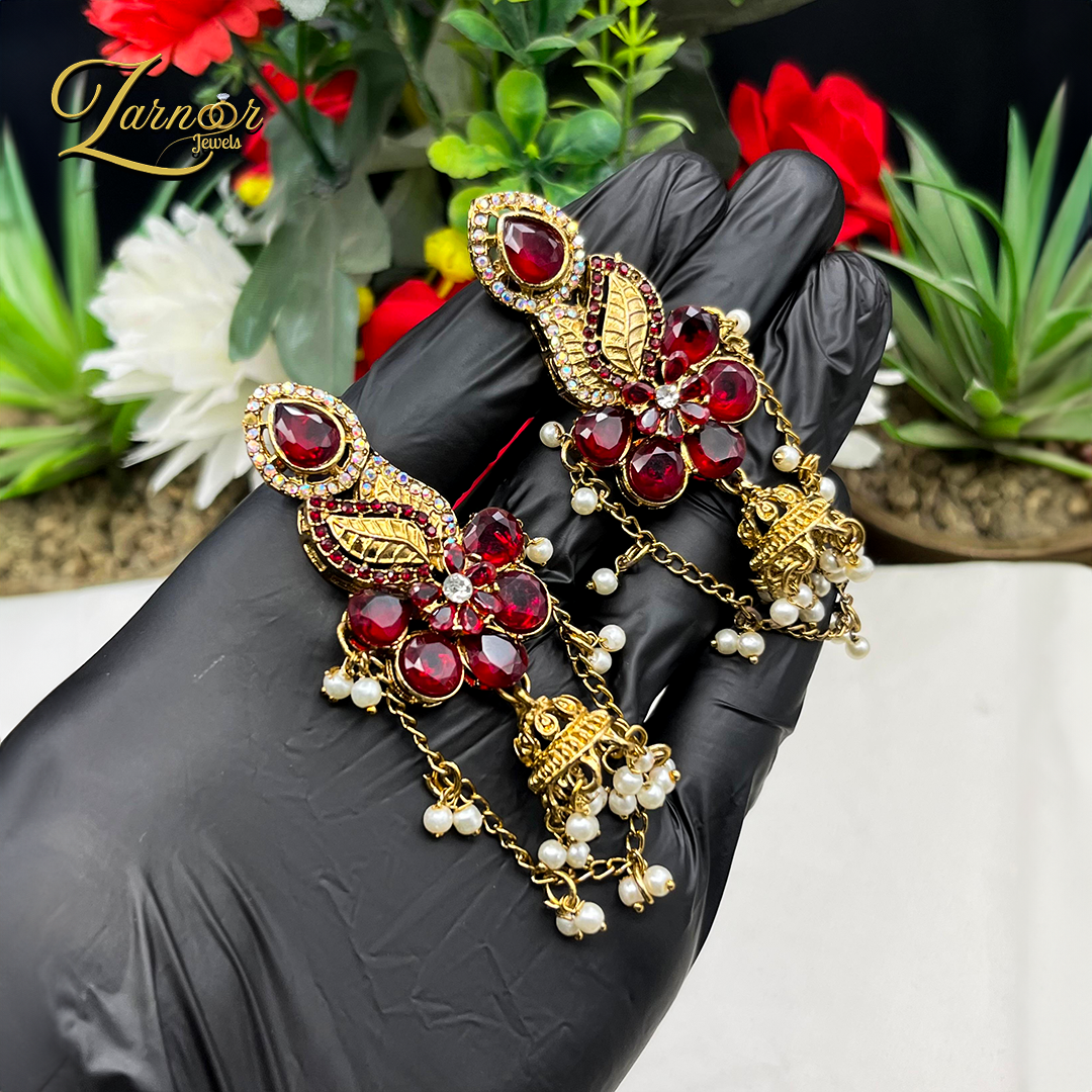 Flower Kashmiri Earrings