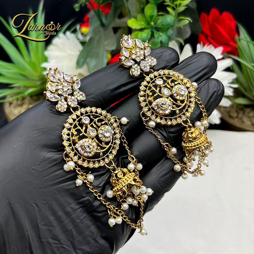 Round Kashmiri Earrings