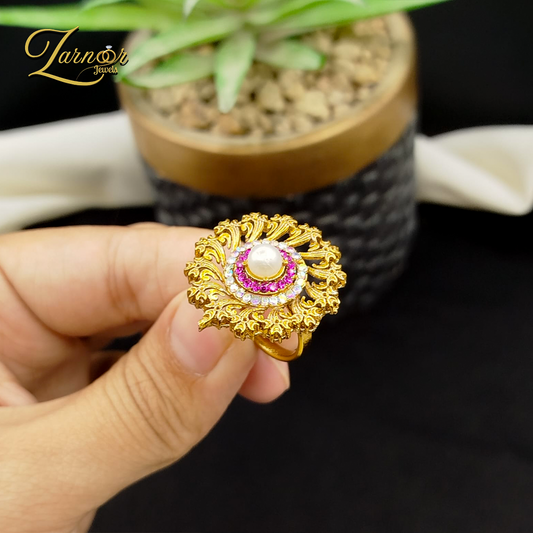 Turkish Flower Finger Rings