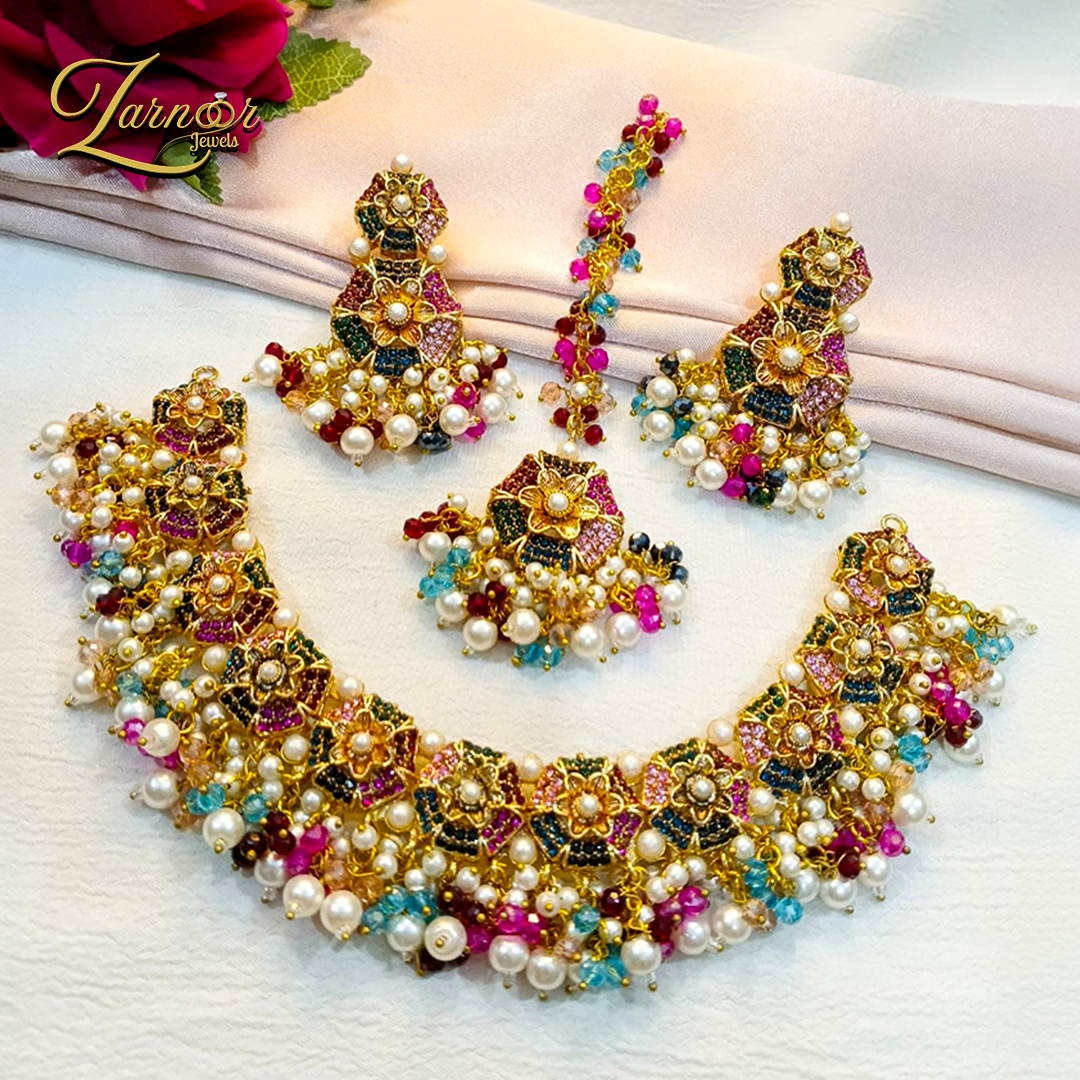 Colourful Necklace Set