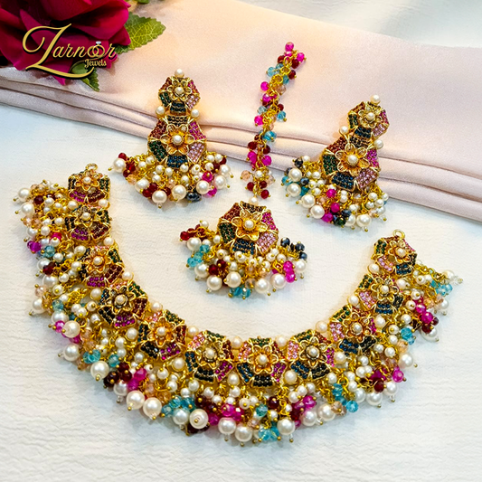 Colourful Necklace Set