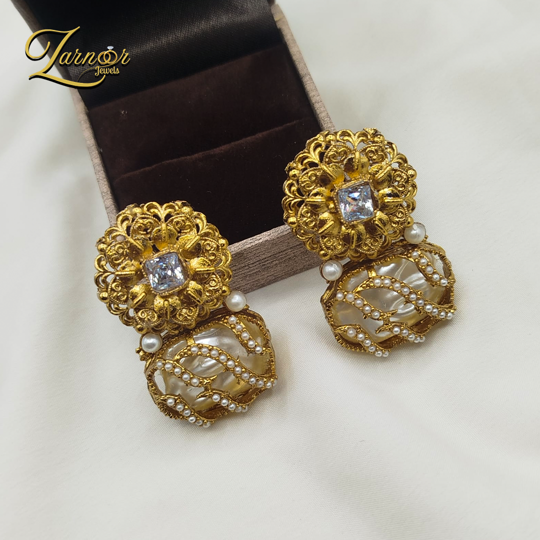 Turkish Mother Prl Earrings