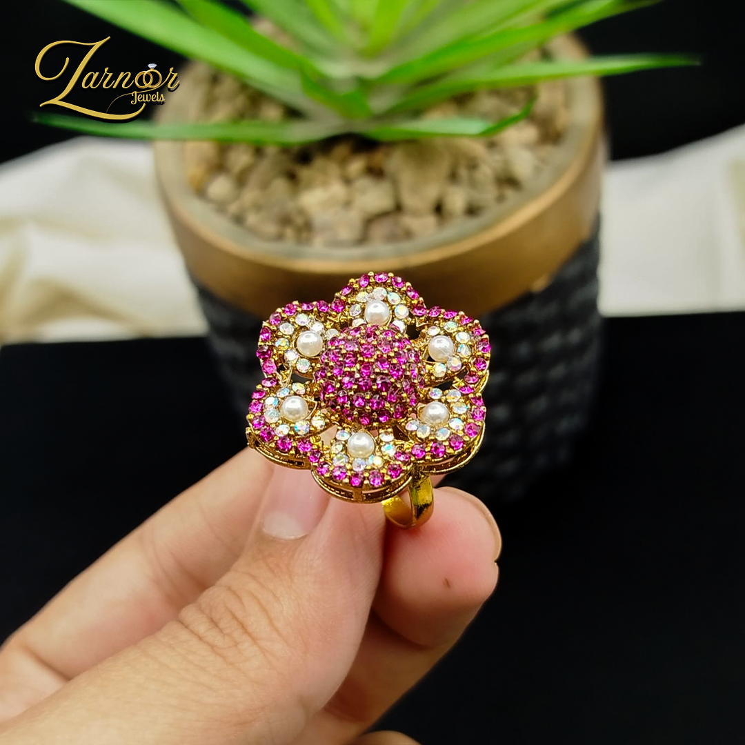 Flower Finger Rings