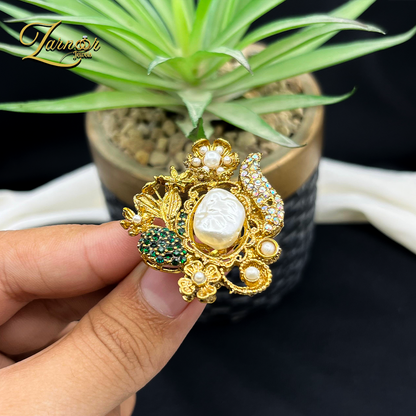 Turkish Mother Prl Rings
