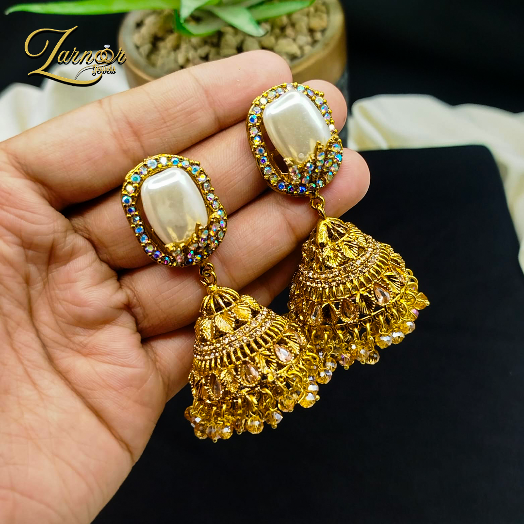 Turkish Mother Prl Jhumka