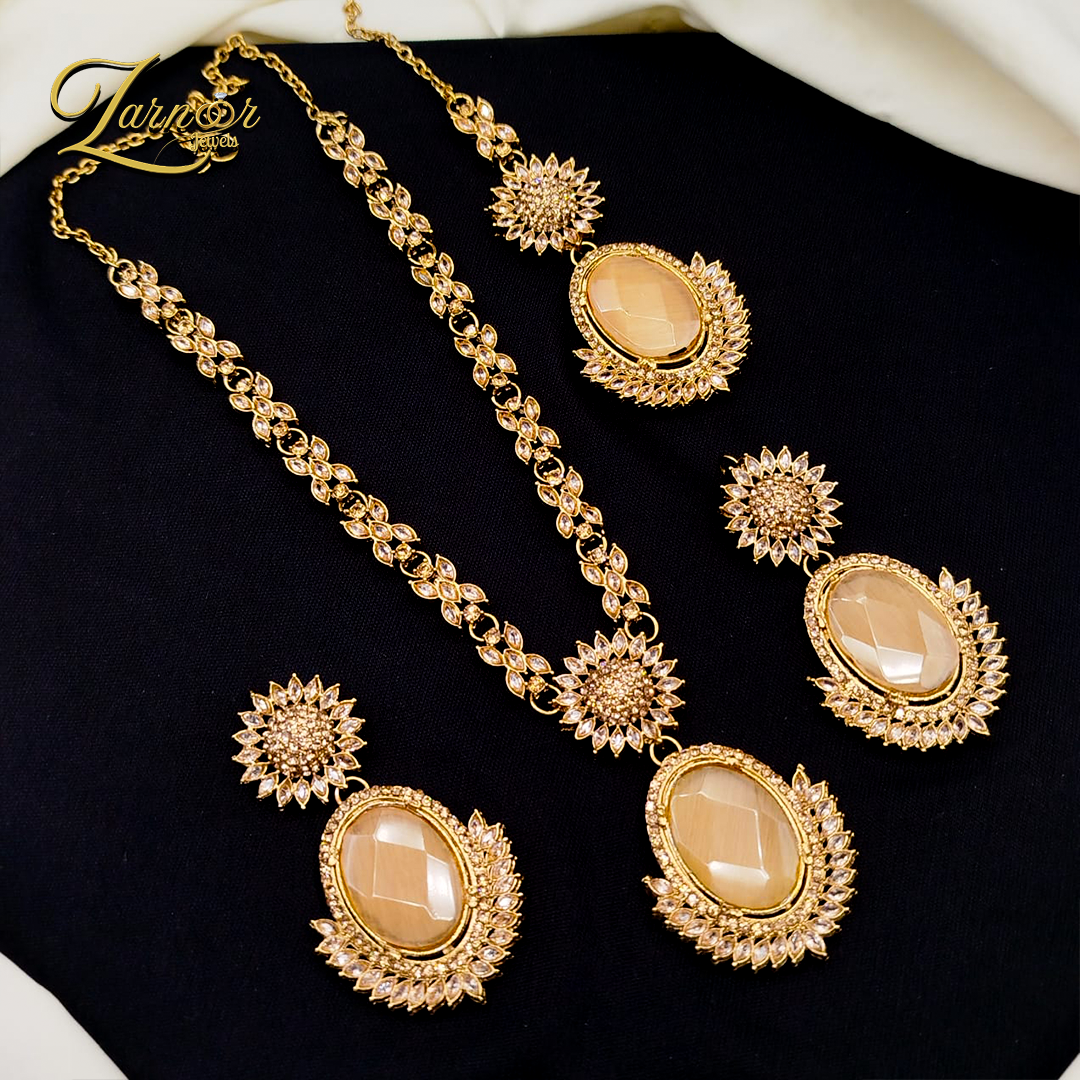 American Diamond Necklace Set