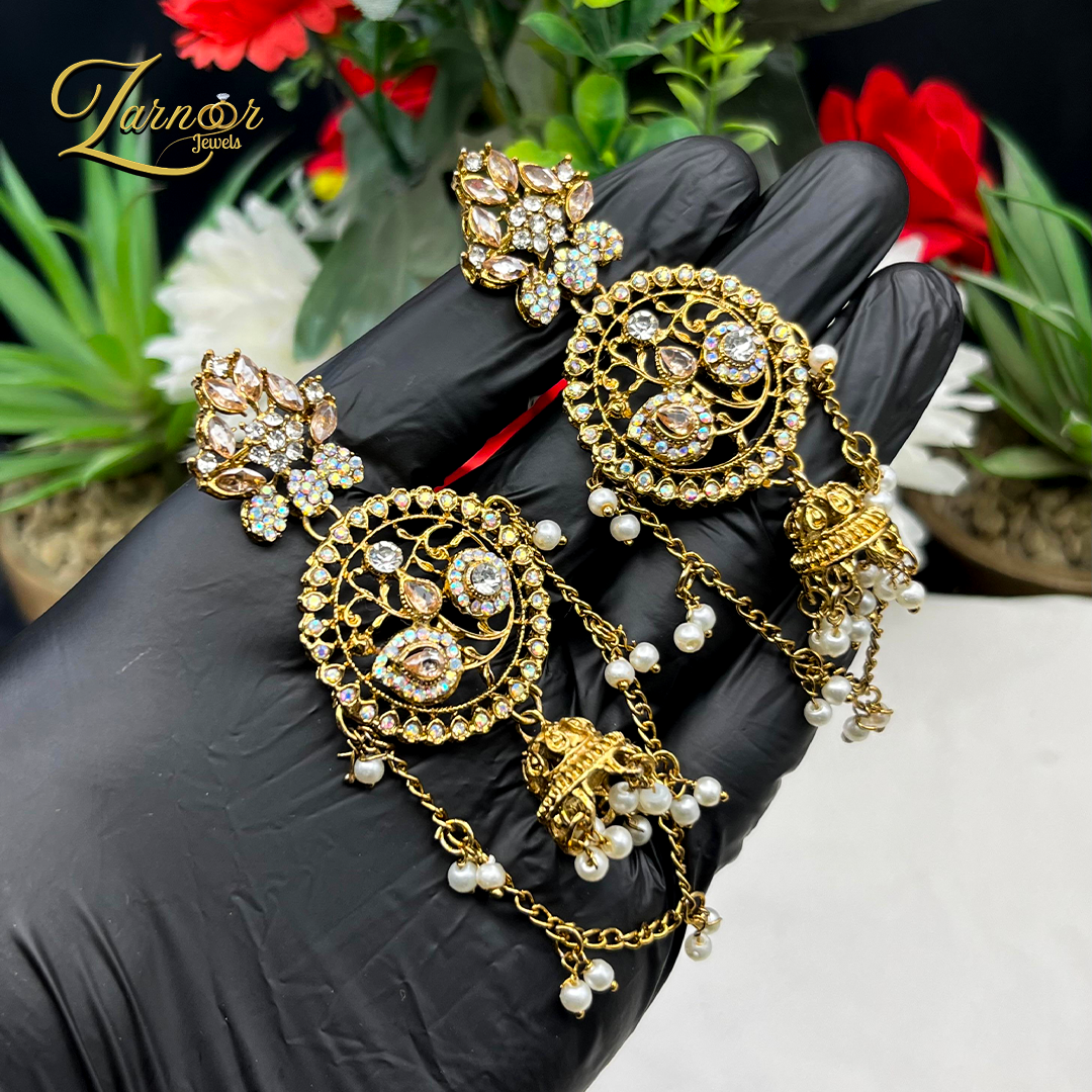 Round Kashmiri Earrings
