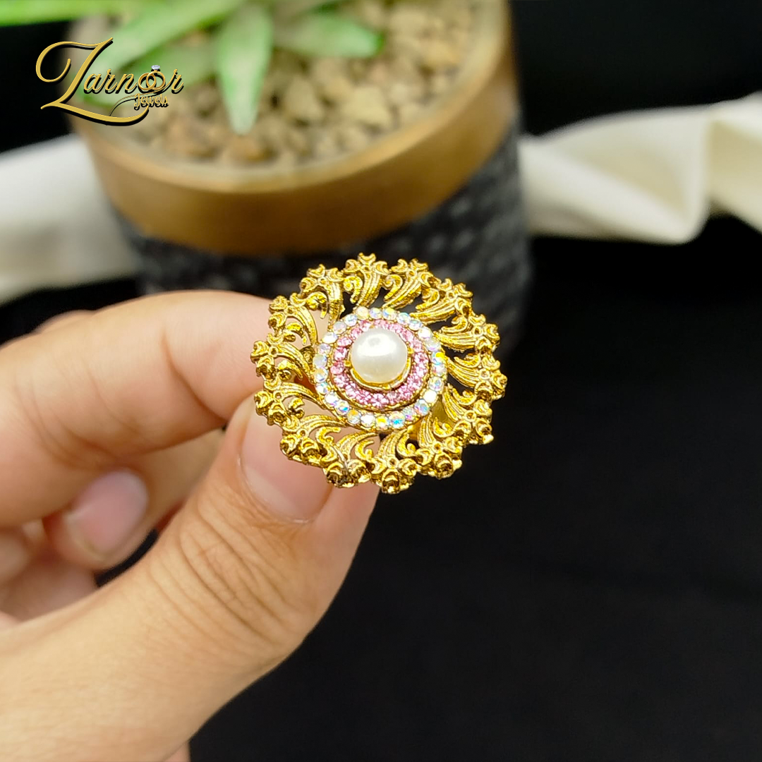 Turkish Flower Finger Rings