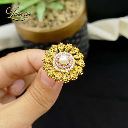 Turkish Flower Finger Rings