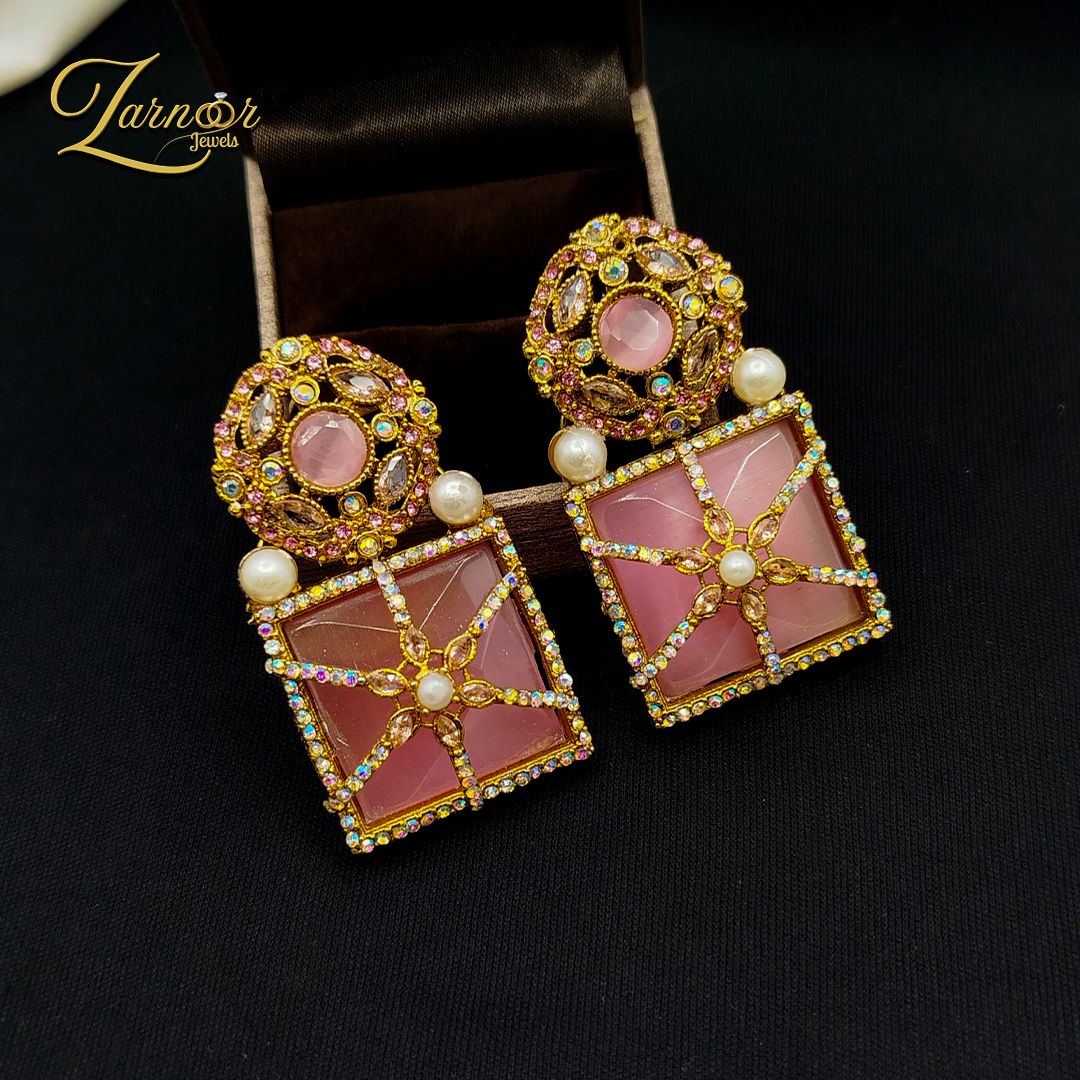 Turkish Stone Work Earrings