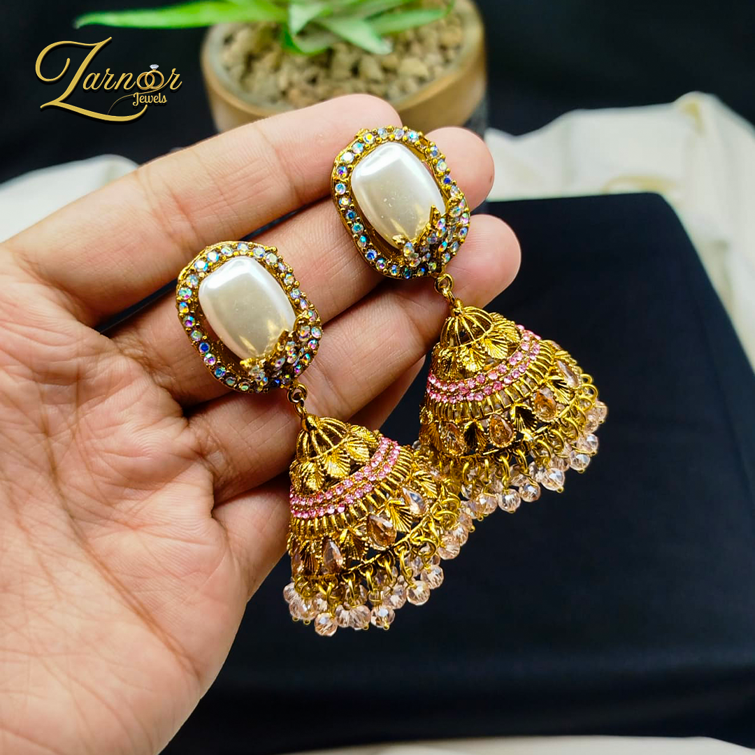 Turkish Mother Prl Jhumka