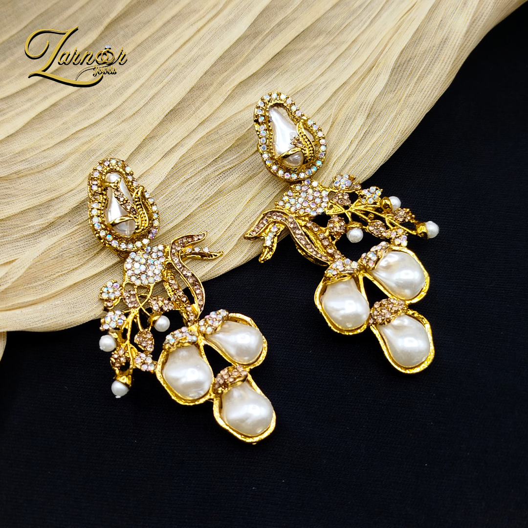 Turkish Mother Prl Earrings