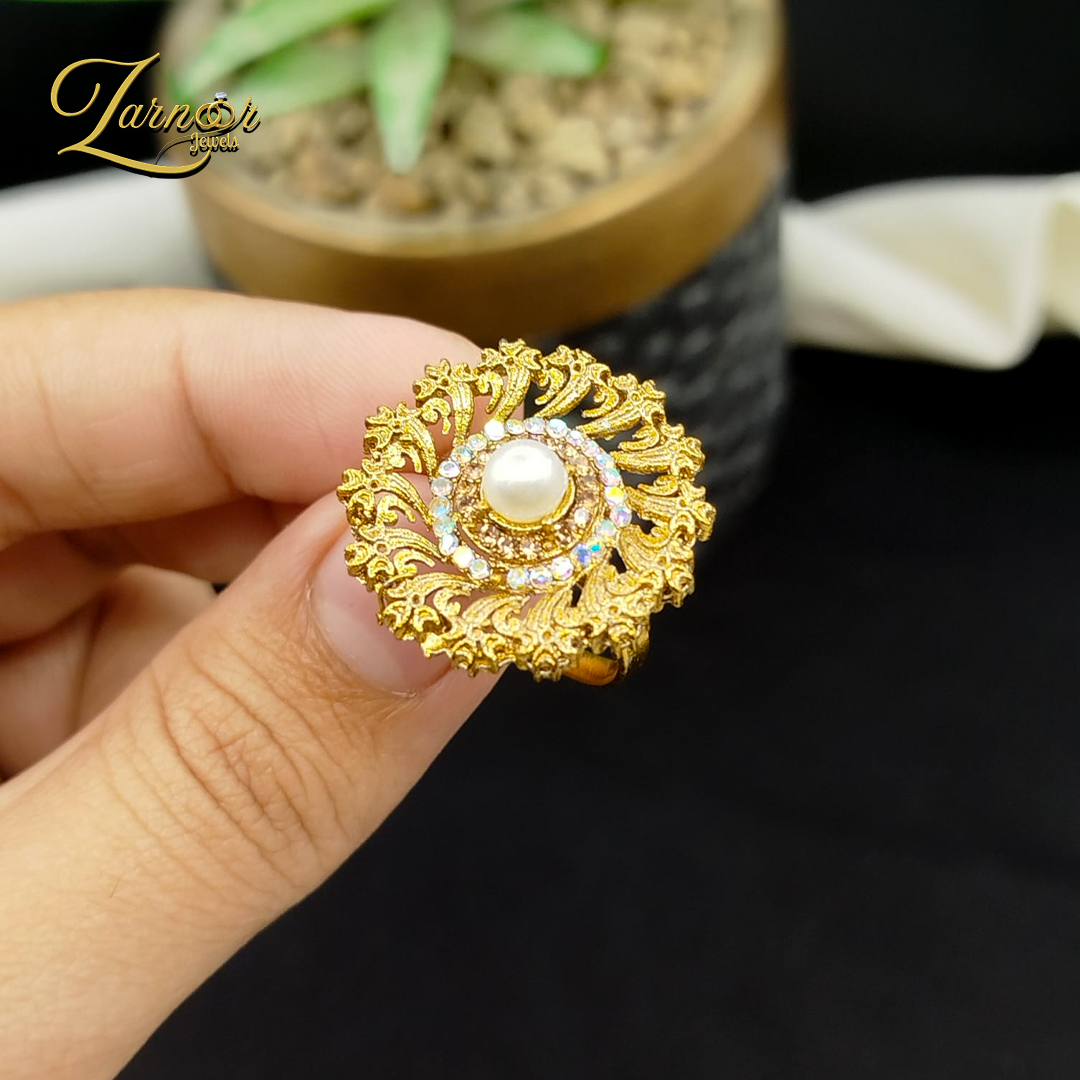 Turkish Flower Finger Rings